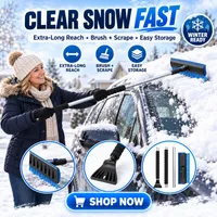 ⛄ LIMITED-TIME 50% OFF 💞51K+ SOLD⭐—❄️EXTENDABLE SNOW BRUSH & ICE SCRAPER 🪥 thumbnail 1