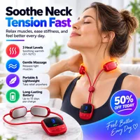 🥳2026 HOT SALE🥳💞50K+ SOLD!🔥Mini Necklace-Style Neck Massager thumbnail 1