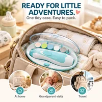 ❤️ Trusted by 50,000+ Moms — 6-in-1 Electric Baby Nail Trimmer Kit thumbnail 7