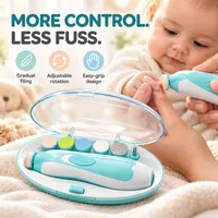 ❤️ Trusted by 50,000+ Moms — 6-in-1 Electric Baby Nail Trimmer Kit thumbnail 2