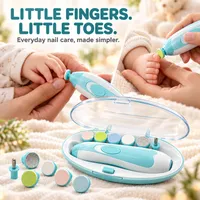 ❤️ Trusted by 50,000+ Moms — 6-in-1 Electric Baby Nail Trimmer Kit thumbnail 3