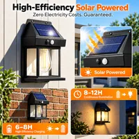 💡🎉 50% OFF! Solar Wall Light with Motion Sensor – Weatherproof, Automatic On/Off, Easy to Install in Yards and Pathway thumbnail 3
