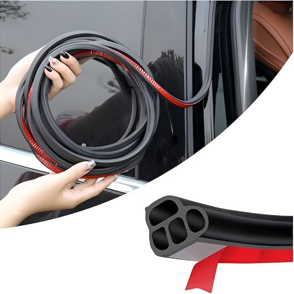 🏆Flash Sale⚡ 50K+ SOLD!🔥Car Edge Rubber Waterproof Seal Double-Layer 5-Hole Universal Self thumbnail 8