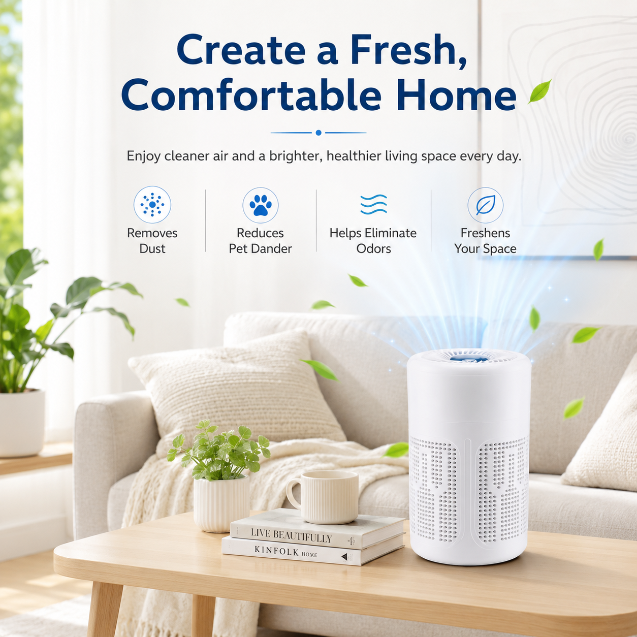 🌬️Breathe Fresh Air. Make Life Easier 🏠 Air Purifier for Home thumbnail 3