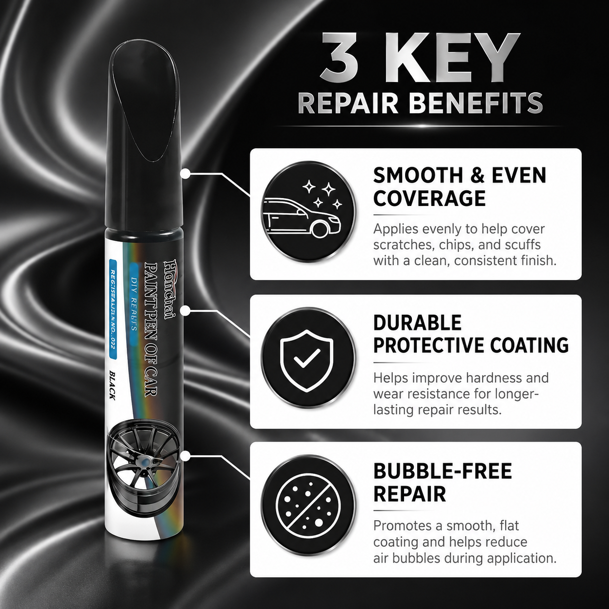 🛠️Restore Scratched Black Rims Like 🚗New Bring your black wheel rims back to a clean thumbnail 4