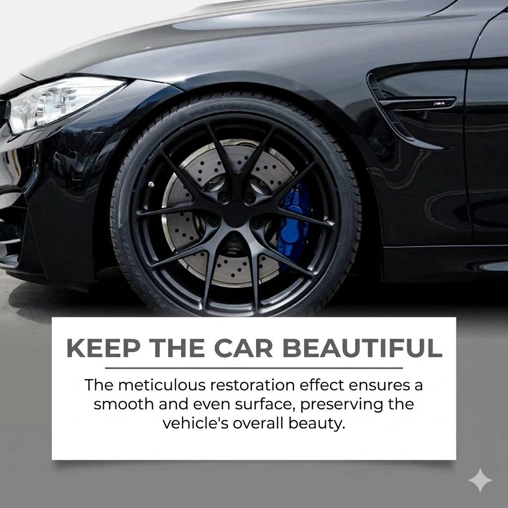 🛠️Restore Scratched Black Rims Like 🚗New Bring your black wheel rims back to a clean thumbnail 6