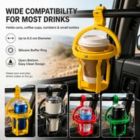 Gyroscopic Anti-Spill Clamp-On Cup Holder – 360° Auto Level Shockproof Drink Mount for All Vehicles thumbnail 3