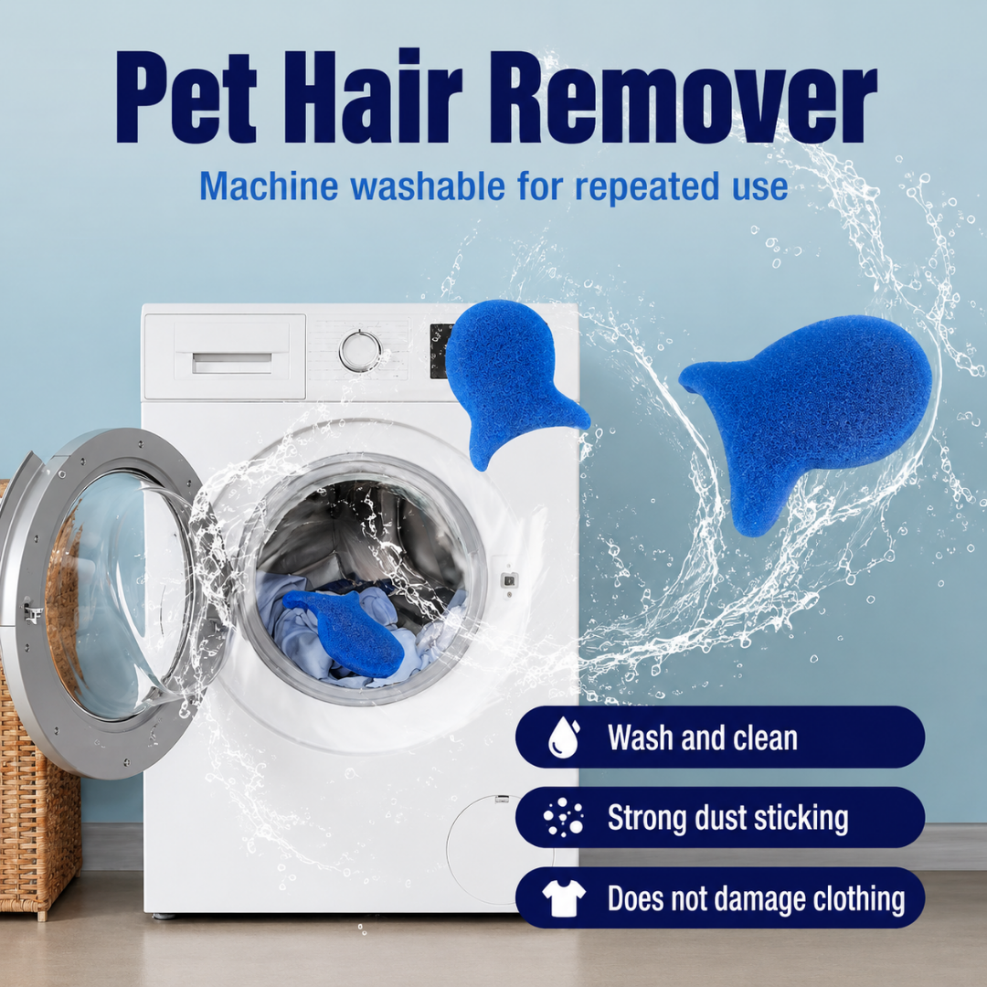 ⏳ LAST DAY BUY 2 GET 1 FREE! 💦 Indigopetco Laundry Pet Hair Removal Fish – 5 Pack thumbnail 2