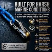 ⛺Premium Stainless Steel Rope Tightener | 💪Stronger Than Plastic Alternatives thumbnail 2