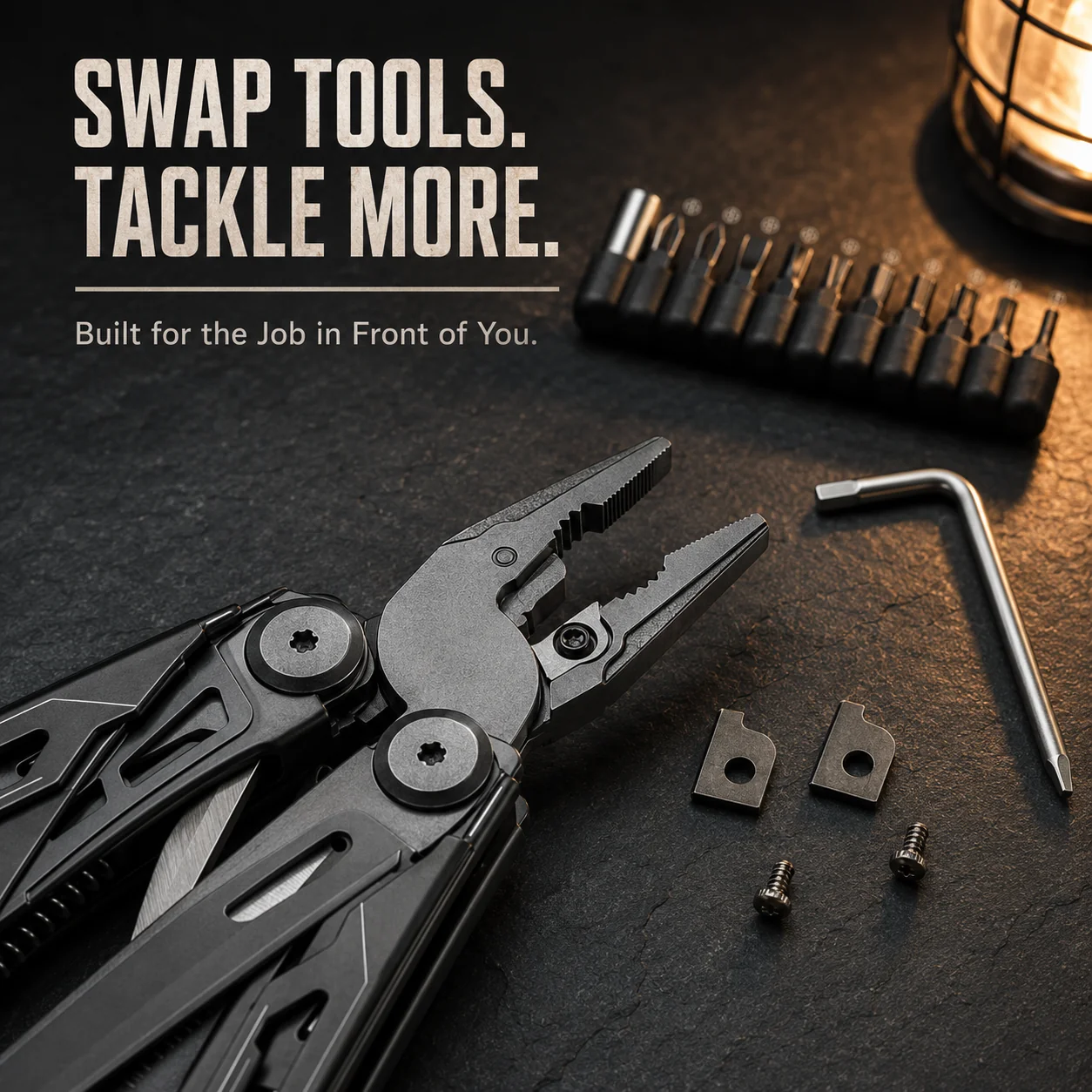 🚀16-in-1 Multitool with Large Scissors | Compact Outdoor Tool for Camping & Repairs thumbnail 3