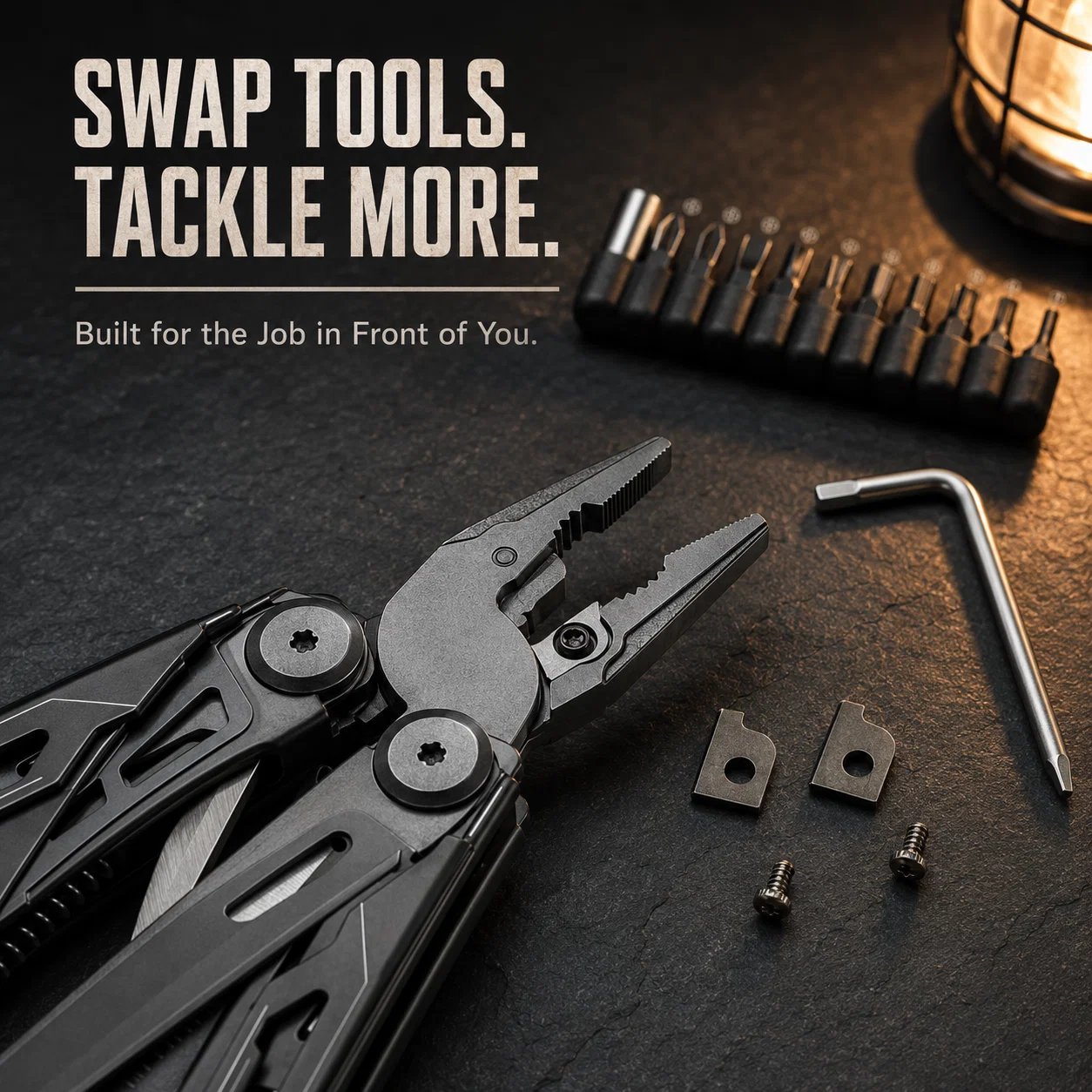 Full-size multitool scissors cutting outdoor rope