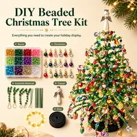 🎄✨ DIY Beaded Christmas Tree Kit – 🎅Create Your Own Sparkling Holiday Decoration thumbnail 10