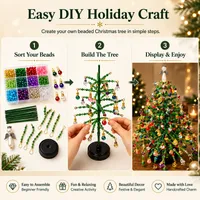 🎄✨ DIY Beaded Christmas Tree Kit – 🎅Create Your Own Sparkling Holiday Decoration thumbnail 7