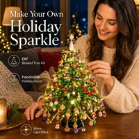 🎄✨ DIY Beaded Christmas Tree Kit – 🎅Create Your Own Sparkling Holiday Decoration thumbnail 1