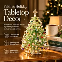 🎄✨ DIY Beaded Christmas Tree Kit – 🎅Create Your Own Sparkling Holiday Decoration thumbnail 2