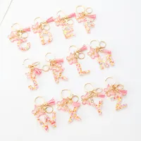 🔥Butterfly Letter Keychain Tassel Design Vibrant Durable Lightweight Gift thumbnail 4