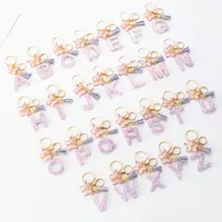 🔥Butterfly Letter Keychain Tassel Design Vibrant Durable Lightweight Gift thumbnail 7