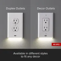 Outlet Cover with Integrated LED Night Light thumbnail 3