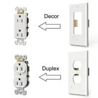 Outlet Cover with Integrated LED Night Light thumbnail 4