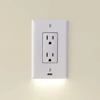 Outlet Cover with Integrated LED Night Light thumbnail 11