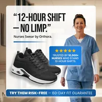 Orthor Pro — 12-Hour Shift Shoes for All-Day Foot, Knee & Back Pain Relief thumbnail 1