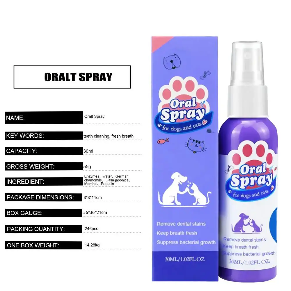 🔥Last Day Sale 50% OFF🚁 Pet Oral Spray Teeth Cleaning for Dog Cat🐶 thumbnail 7