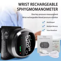 🔥Wrist Blood Pressure Monitor Led Display, Touch Screen Wrist Blood Pressure Cuff 99x2 Reading Memory🔥 thumbnail 2