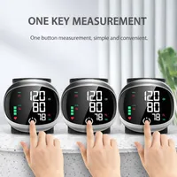 🔥Wrist Blood Pressure Monitor Led Display, Touch Screen Wrist Blood Pressure Cuff 99x2 Reading Memory🔥 thumbnail 8