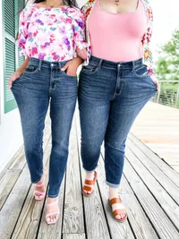 ✨HOT SALE 49% OFF👖New Tummy Control Bootcut Jeans 🔥(Buy 2 Free Shipping)📦 thumbnail 16