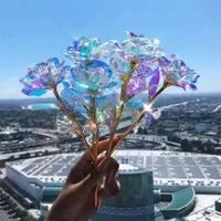 🔥🔥𝗤𝗩𝗖™ reviews Mother-Days SALE OFF UP TO 50%🔥🔥 24K Gold Foil Rose Flower Artificial Galaxy Rose Creative Gift thumbnail 2