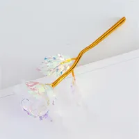 🔥🔥𝗤𝗩𝗖™ reviews Mother-Days SALE OFF UP TO 50%🔥🔥 24K Gold Foil Rose Flower Artificial Galaxy Rose Creative Gift thumbnail 10