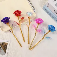 🔥🔥𝗤𝗩𝗖™ reviews Mother-Days SALE OFF UP TO 50%🔥🔥 24K Gold Foil Rose Flower Artificial Galaxy Rose Creative Gift thumbnail 5