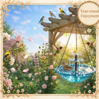 ✨Special Offer Today Only! 🐦 Solar Cascade Hanging Bird Bath Fountain thumbnail 8