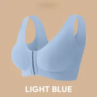 🔥🔥 Mother-Days SALE OFF UP TO 50%🔥🔥Seamless Front Buckle Cross Back Shaping Bra For Seniors thumbnail 14