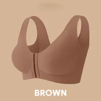 🔥🔥 Mother-Days SALE OFF UP TO 50%🔥🔥Seamless Front Buckle Cross Back Shaping Bra For Seniors thumbnail 17