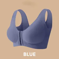 🔥🔥 Mother-Days SALE OFF UP TO 50%🔥🔥Seamless Front Buckle Cross Back Shaping Bra For Seniors thumbnail 15