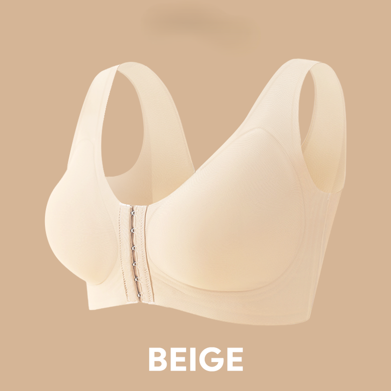 🔥🔥 Mother-Days SALE OFF UP TO 50%🔥🔥Seamless Front Buckle Cross Back Shaping Bra For Seniors - Image 1