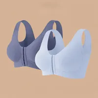 🔥🔥 Mother-Days SALE OFF UP TO 50%🔥🔥Seamless Front Buckle Cross Back Shaping Bra For Seniors thumbnail 19