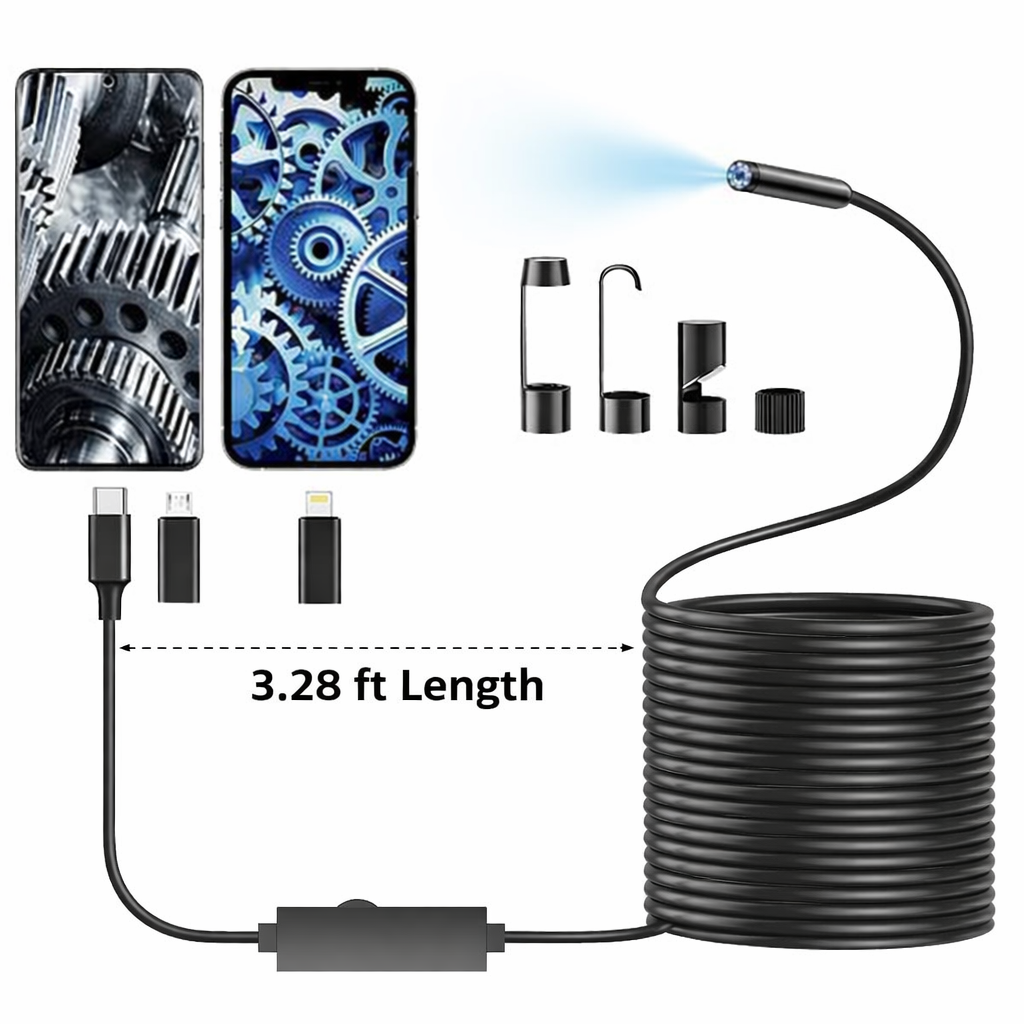 🔥🔥LAST DAY SALE OFF UP TO 50%🔥🔥Endoscope Camera with Light - Image 1