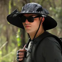 🔥Summer Hot Sale - 50% Off Wide Brim Solar Fan Outdoor Fishing Hat-Solar & USB Charging thumbnail 1