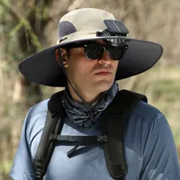 🔥Summer Hot Sale - 50% Off Wide Brim Solar Fan Outdoor Fishing Hat-Solar & USB Charging thumbnail 13