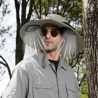 🔥Summer Hot Sale - 50% Off Wide Brim Solar Fan Outdoor Fishing Hat-Solar & USB Charging thumbnail 15