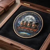 👩🏻‍🚀A TRIBUTE TO THE EXPLORERS - 🚀Artemis II Lunar Legacy Commemorative Coin🌙 thumbnail 5