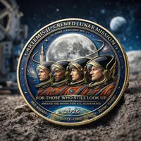 👩🏻‍🚀A TRIBUTE TO THE EXPLORERS - 🚀Artemis II Lunar Legacy Commemorative Coin🌙 thumbnail 3