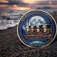 👩🏻‍🚀A TRIBUTE TO THE EXPLORERS - 🚀Artemis II Lunar Legacy Commemorative Coin🌙 thumbnail 8