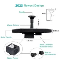 ⏳Time-Limited Special⏰Compact Solar Bird Fountain Pump – Keep Your Garden Alive! 🐦️ thumbnail 12