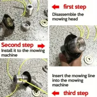 🔥🔥Hot Deal Summer SALE OFF UP TO 50%🔥🔥 Tool Part for Lawn Mower Cylindrical Grass Head Strimmer thumbnail 7