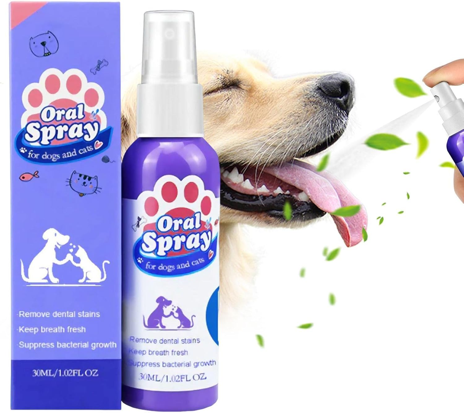 🔥Last Day Sale 50% OFF🚁 Pet Oral Spray Teeth Cleaning for Dog Cat🐶 - Image 1