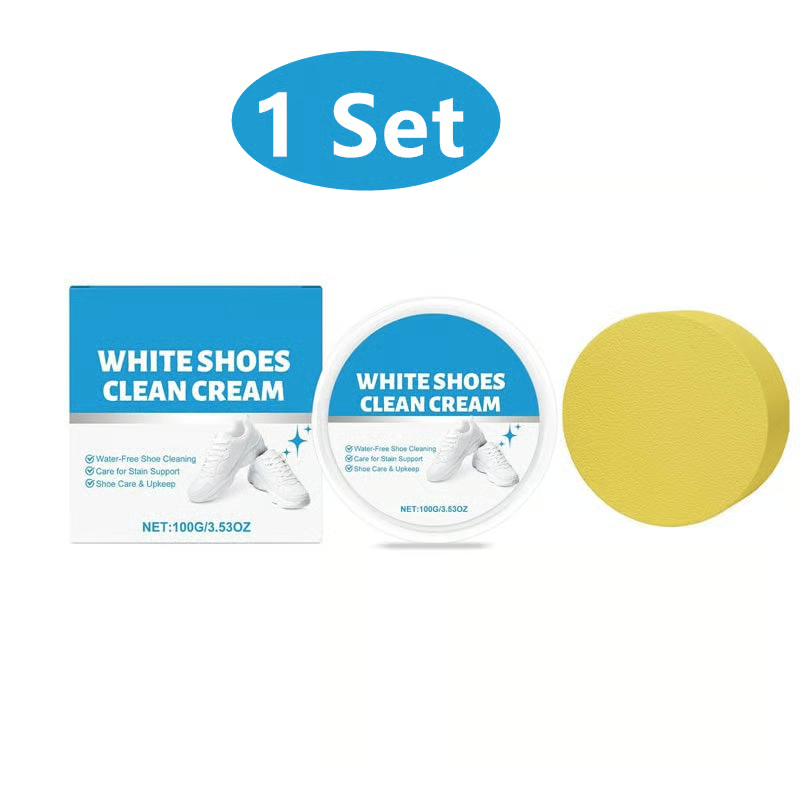 đ„2026 Summer Hot Sale 50% OFFđ„White Shoes Solid Clean Cream - Image 1