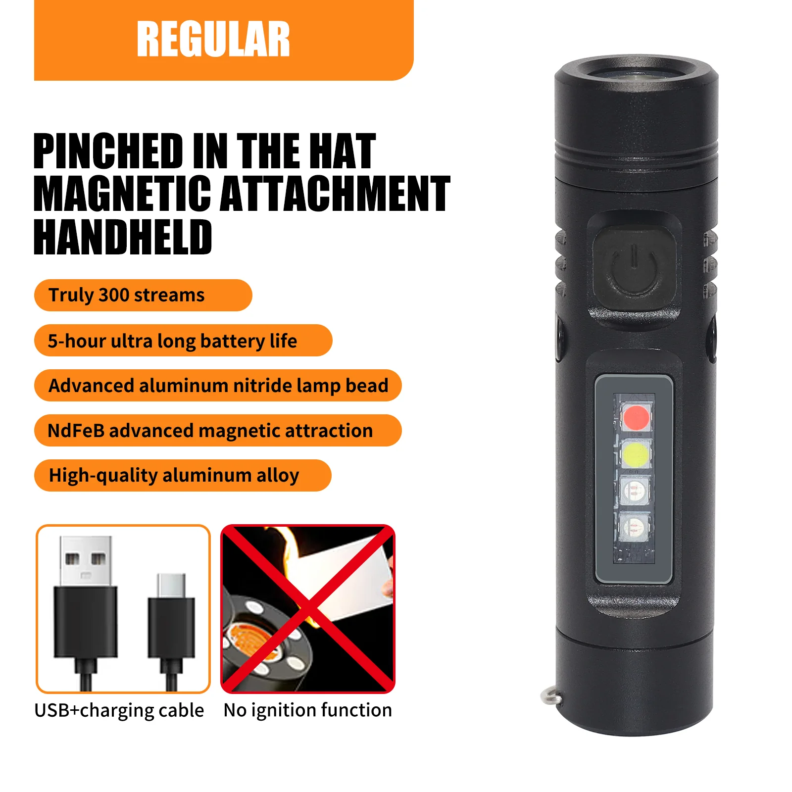 ⚡ 50% OFF – Compact Multifunctional Aluminum Flashlight thumbnail 9